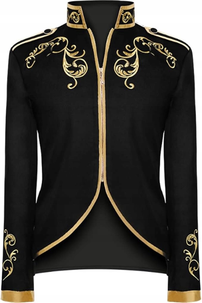 Dvorský kostým Sako Vintage XL Převlek gotický princ Steampunk