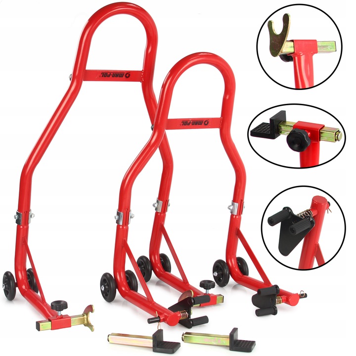 

Stojak Podnośnik Motocyklowy Przód Tył Komplet