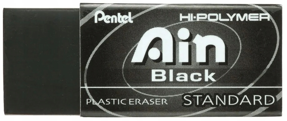 

Pentel Gumka ołówkowa do grafitu Ain Black ZEAH06