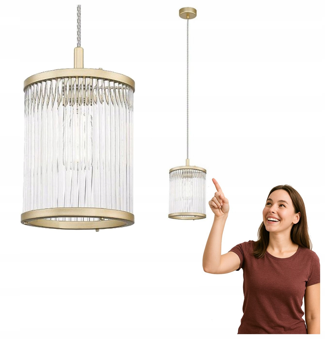 Závesná lampa Sergio P0528-01F-V6AC Zuma Line