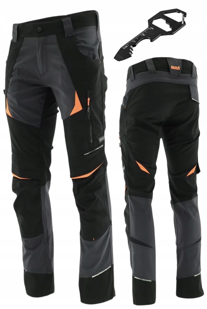 Pracovní Elastické ochranné kalhoty do pasu Stretch spandex Bozp Dárek 50