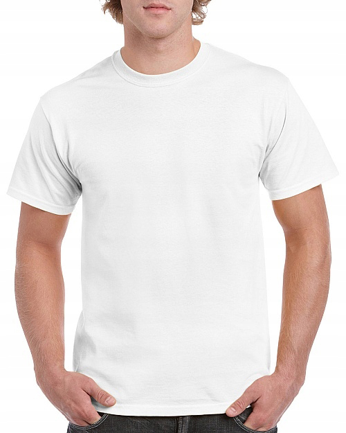

Koszulka męska Gildan Heavy Cotton 180g Biała 3XL