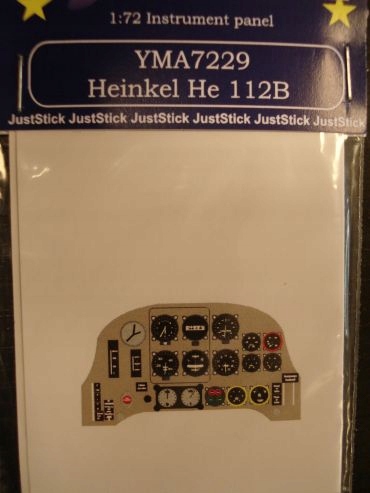 1:72 Heinkel He 112B zegary Yahu Models YMA7229