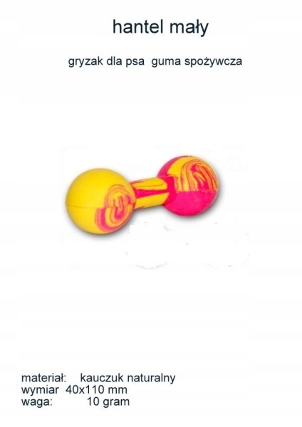 

Zabawka Dla Psa Fixi Hantla Mała Mini