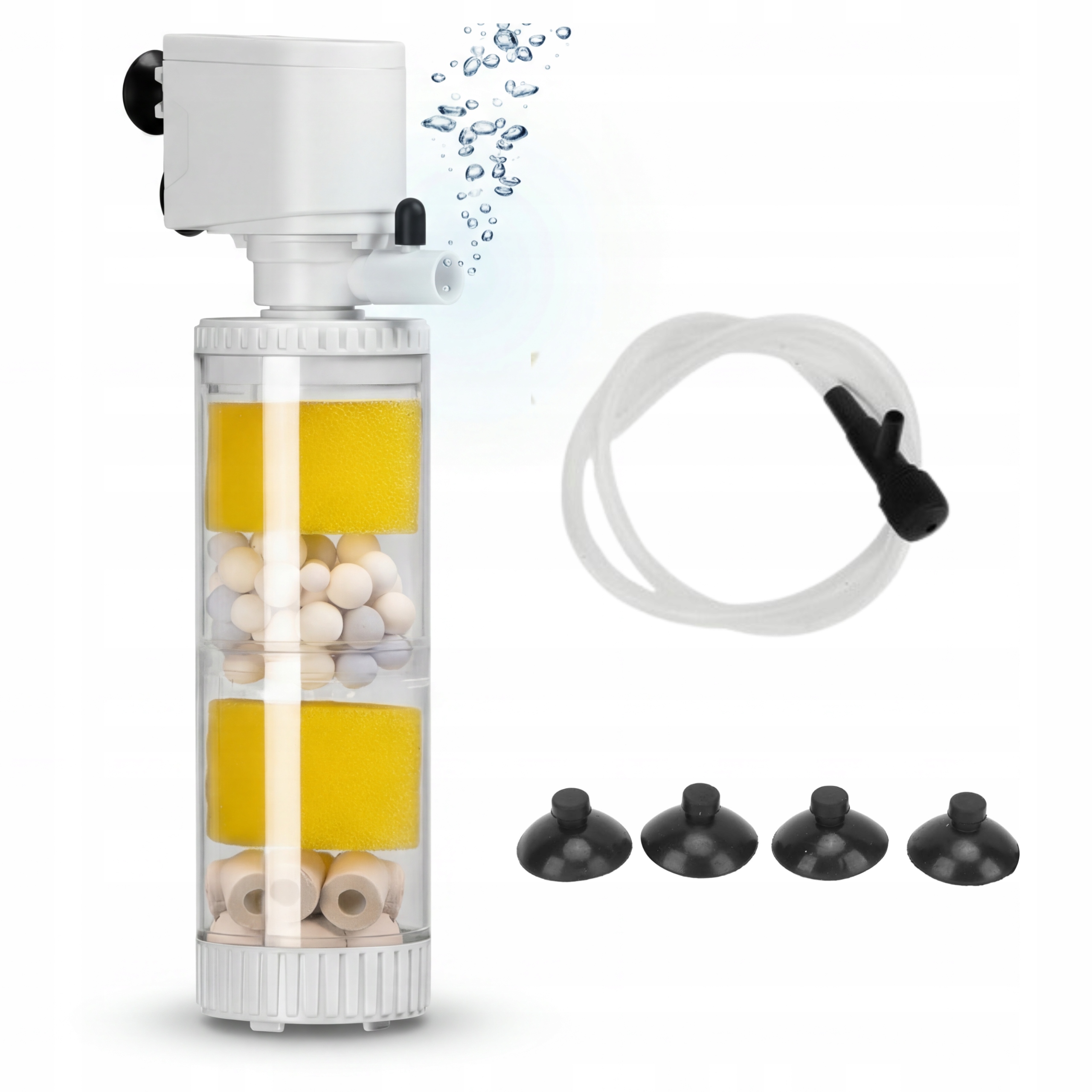 Levně Filtr Do Akvária Vnitřní S Vložkou Dvojitá Filtrace Akvária 50-80 l