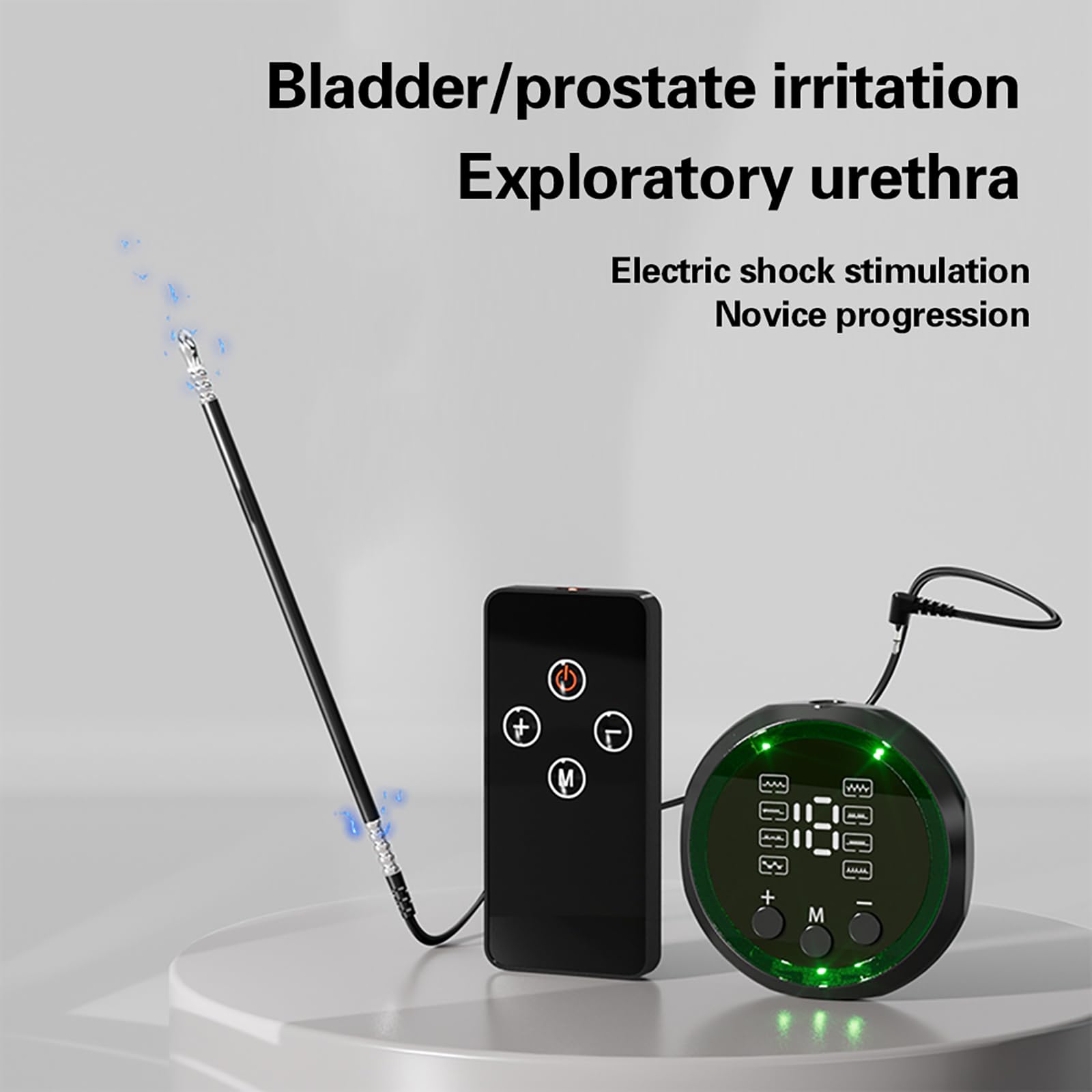 LZYLWC Elektro Stymulacja Mężczyzn Zestaw Dilatorów BDSM Prostata Plug — miniatura 3