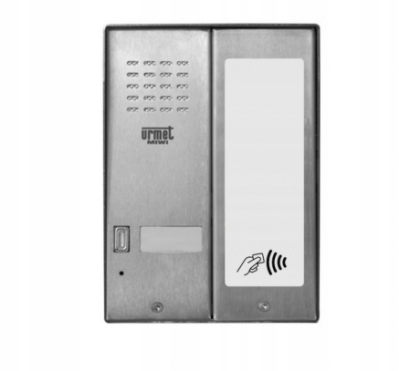 Panel Domofonowy Z 1 Przyciskiem 5025/1D-RF Urmet