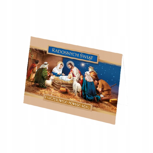 KARNET LAURKA KARTKA ŚWIĘTA BN KOPERTA OPŁATEK I