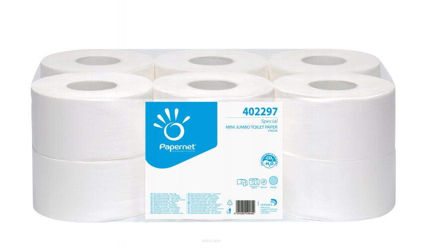 

Papier toaletowy Jumbo T2 Papernet 402297 12 rolek