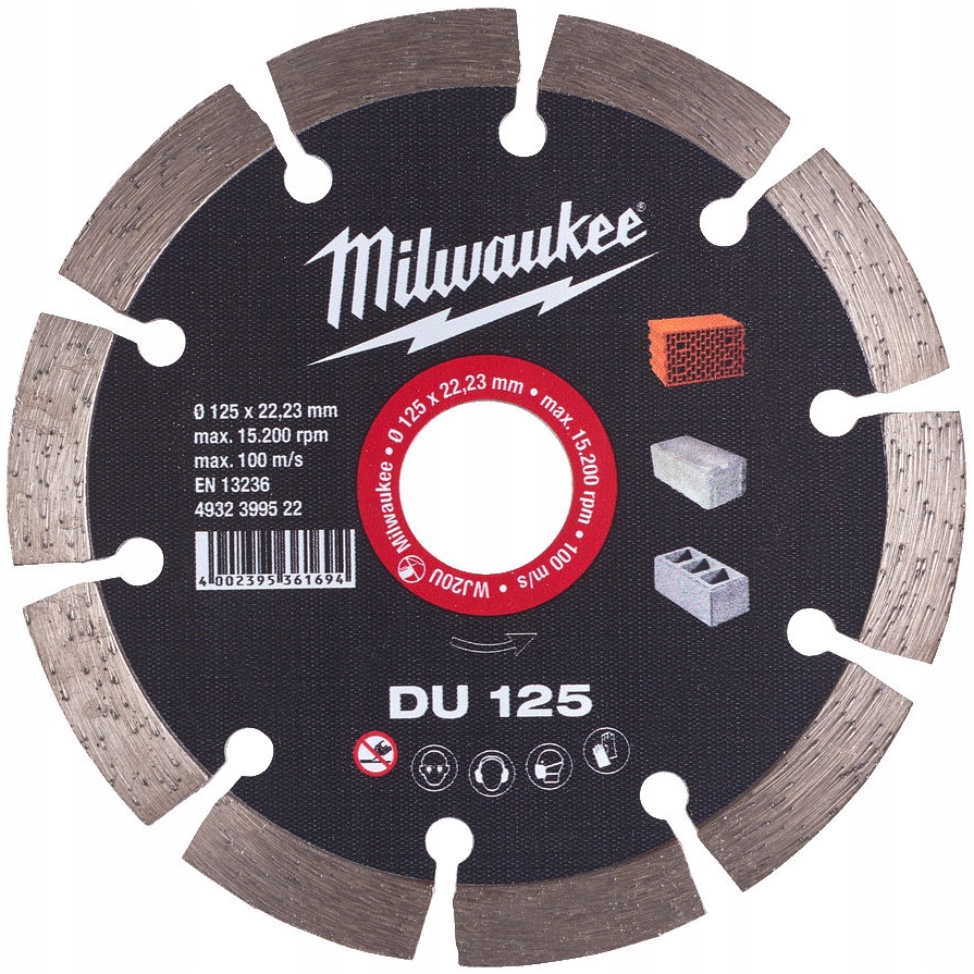 

Milwaukee Tarcza Diamentowa Du Do Betonu 125mm