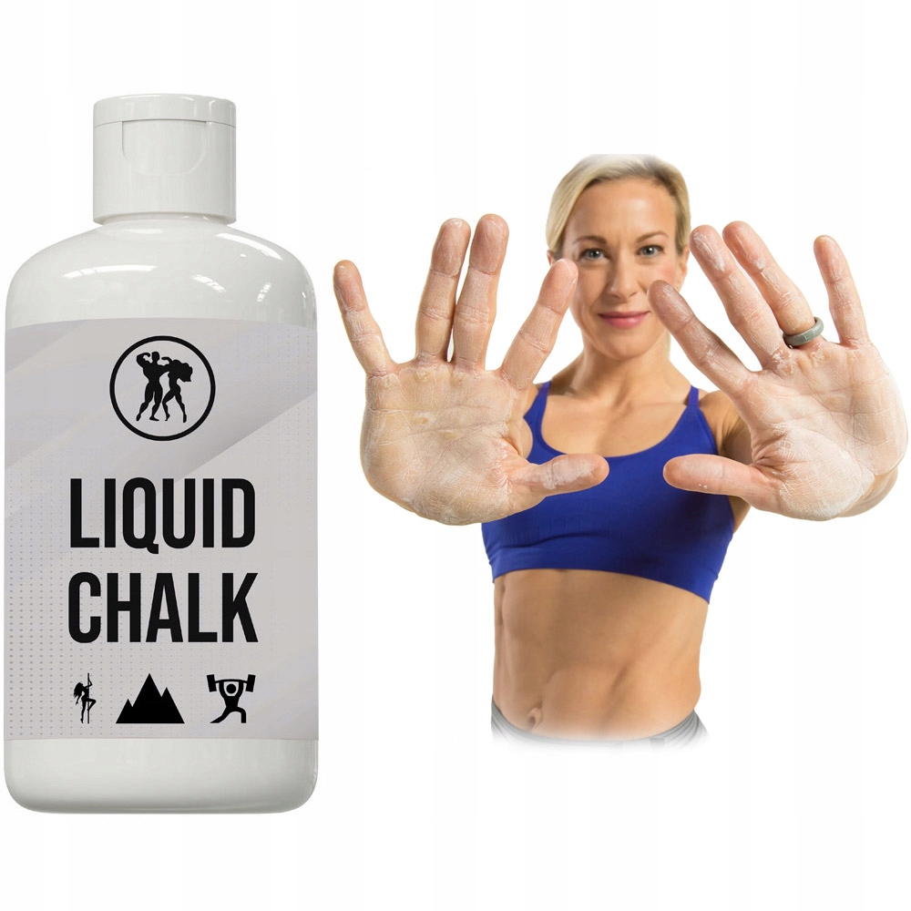 Herkules Liquid Chalk 250ml Magnezja Mocny Chwyt Do Ćwiczeń Siłownia