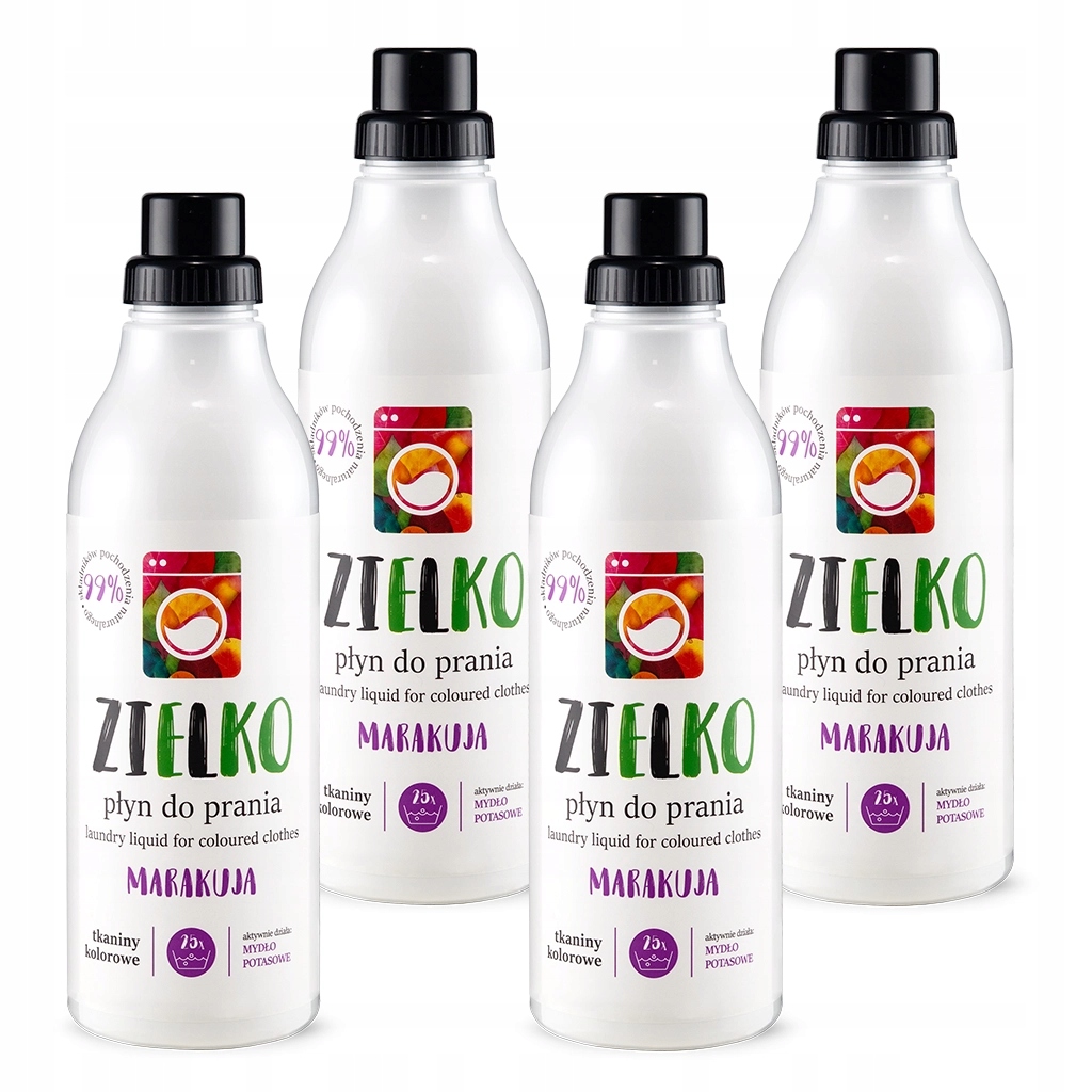 Zielko Tekutý prací prostředek na barevné prádlo Měkké Oblečení 4x1 l (3+1)