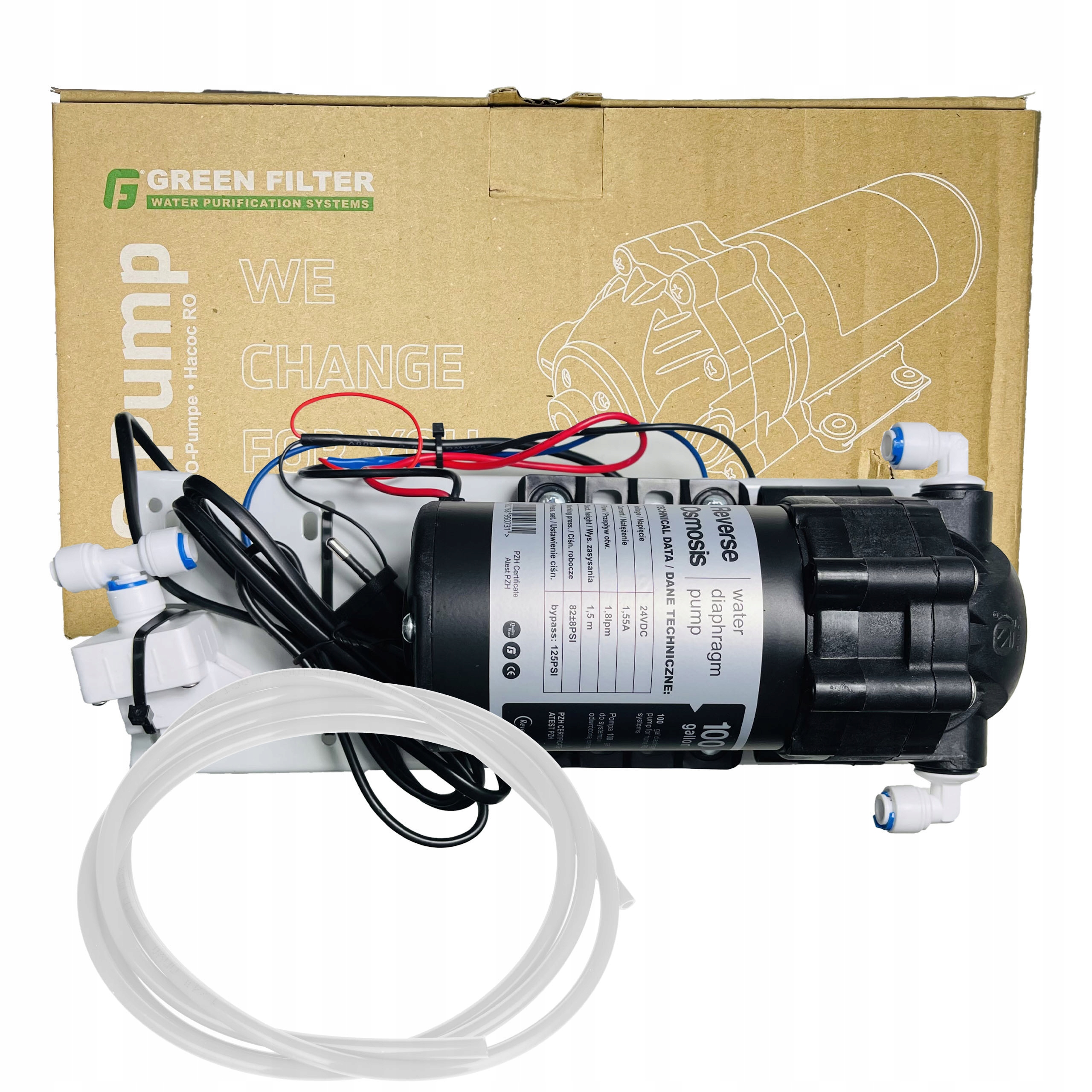 Kompletna pompa wspomagająca do osmozy Filtr wody