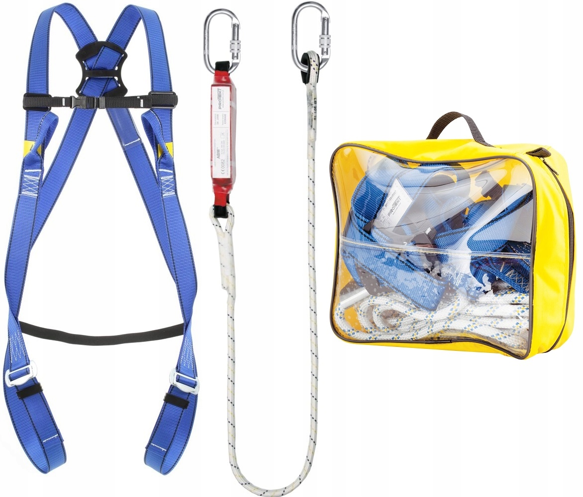 Szelki Bezpieczeństwa Zestaw BASIC3 roz. M-XL