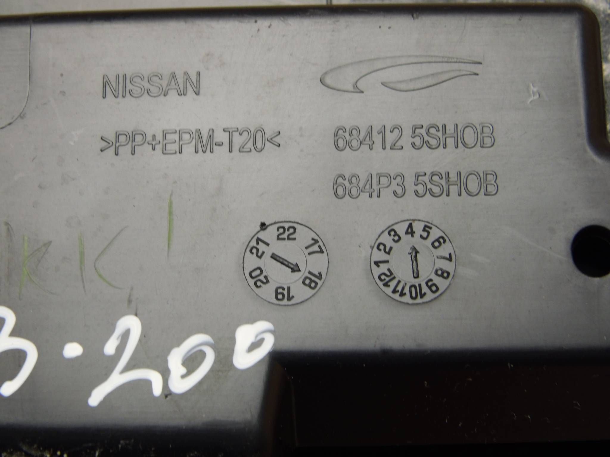 Nissan Leaf II ZE1 2017+ panel Bedienteil klimaanlage 27500 5SE0B