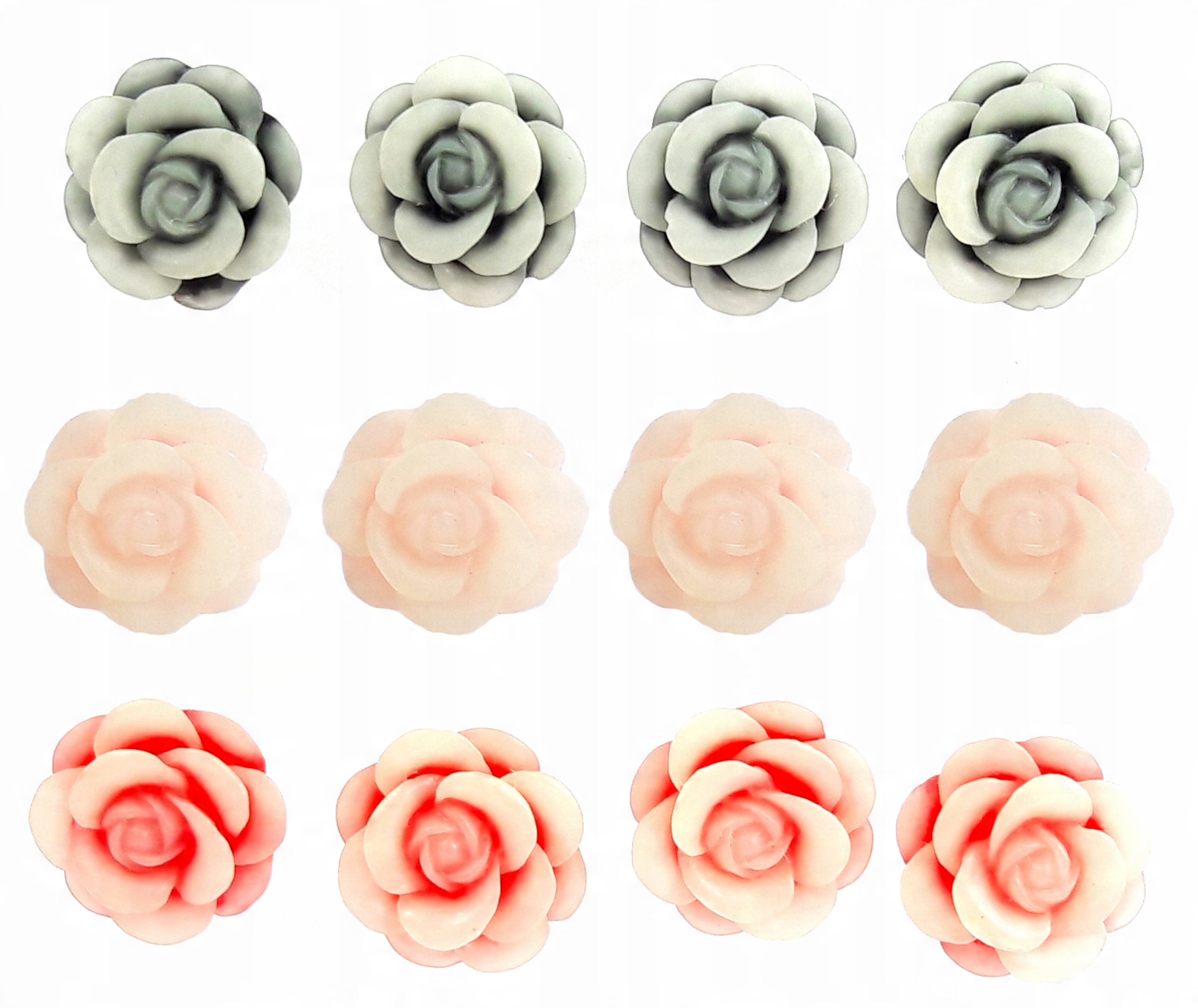 

Zestaw kolczyków 6 par kwiaty róże kwiat róża rose