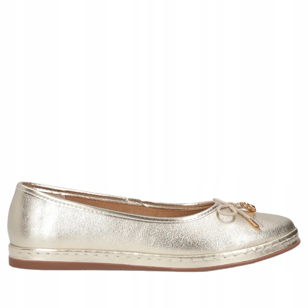 Dámské baleríny Filippo 6856/25 Go zlaté 39, Zlatá