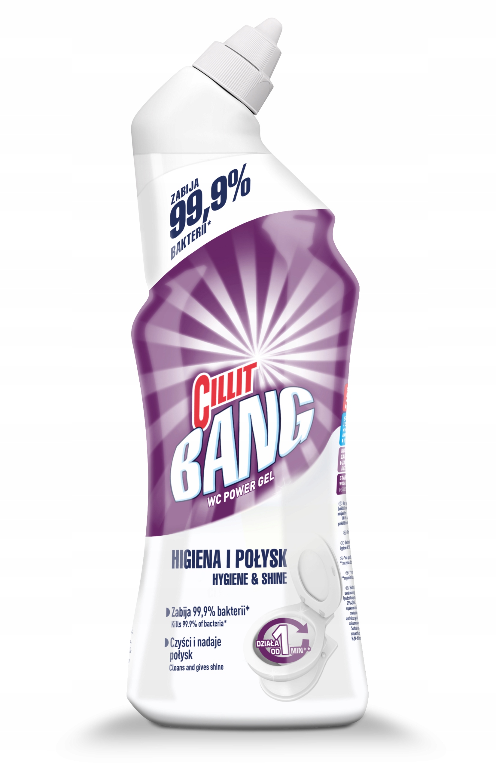 

Cillit Bang żel do Wc higiena i połysk 750ml