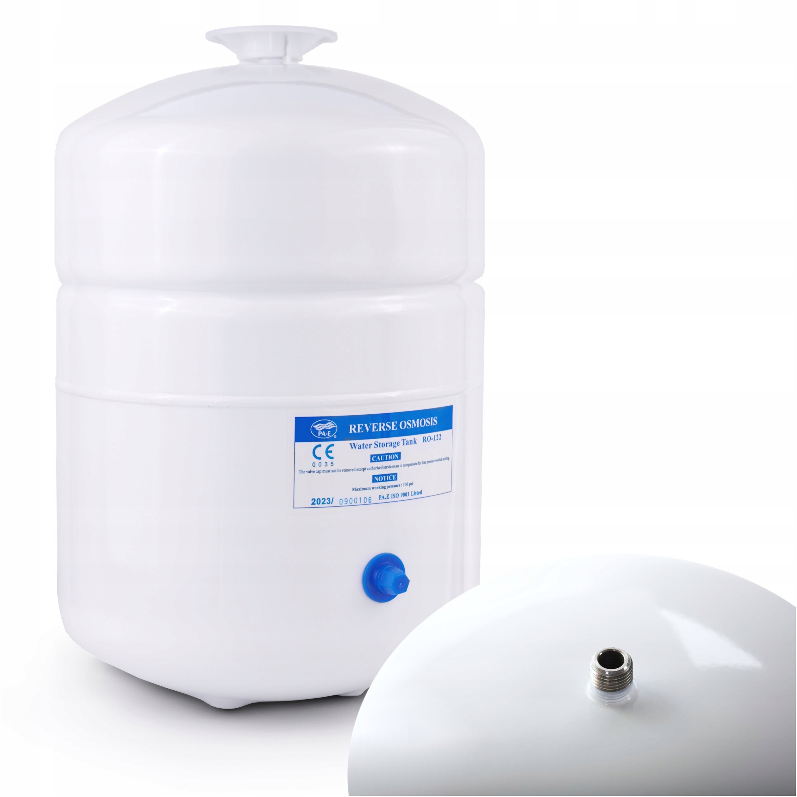 Zbiornik Wody 12 L Do Filtra Wody Odwróconej Osmozy Metalowy 3,2 Galon