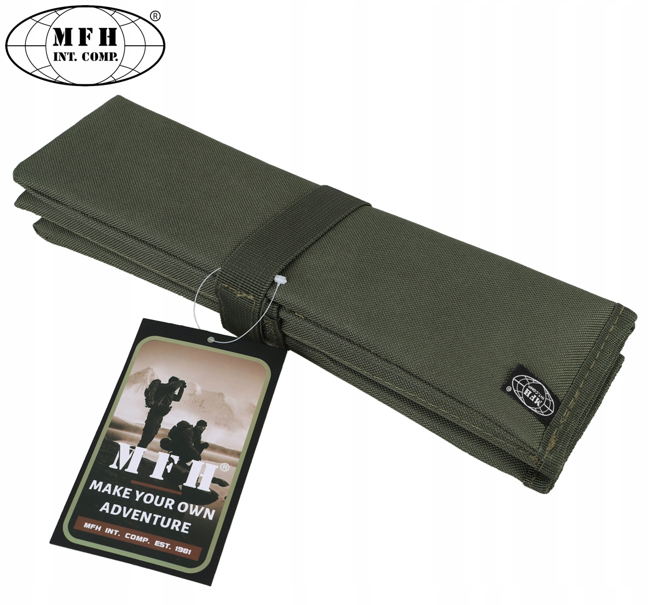 MATA TURYSTYCZNA KARIMATA SKŁADANA DO SIEDZIENIA MFH Seat Pad BIWAK OLIVE Marka MFH