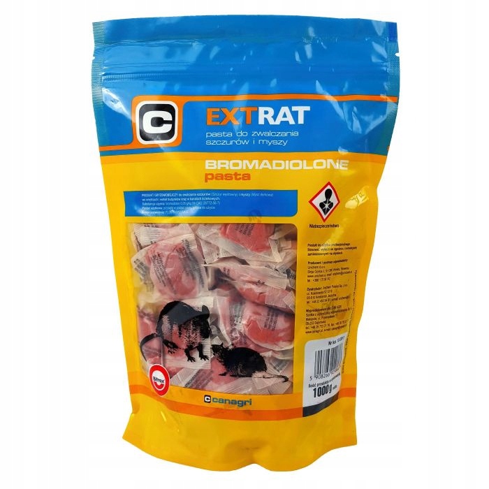 

Extrat 1 kg pasta trutka na myszy szczury saszetki
