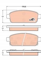 

Klocki Ham. Opel Astra J