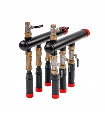 Hydraulický rozdělovač spodního zdroje tepla 5 sekcí geotermální