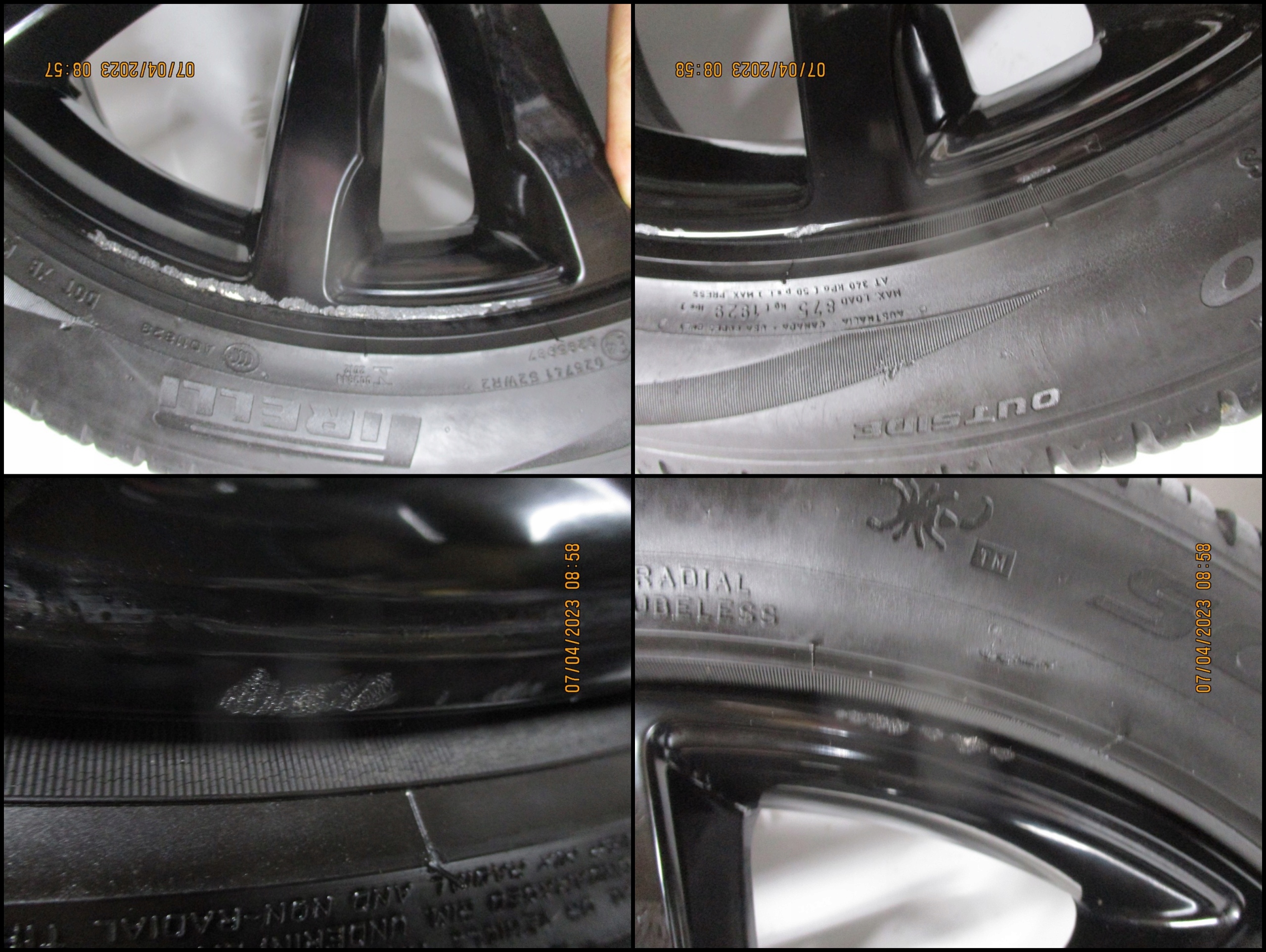 wheels discs tyres JAGUAR E PACE R20 7mm M+S