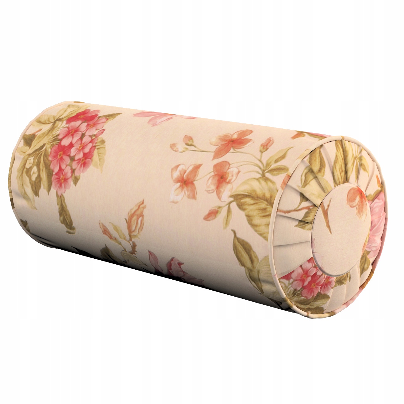 Polštář váleček s záložkami Ø20 x 50 cm fialový