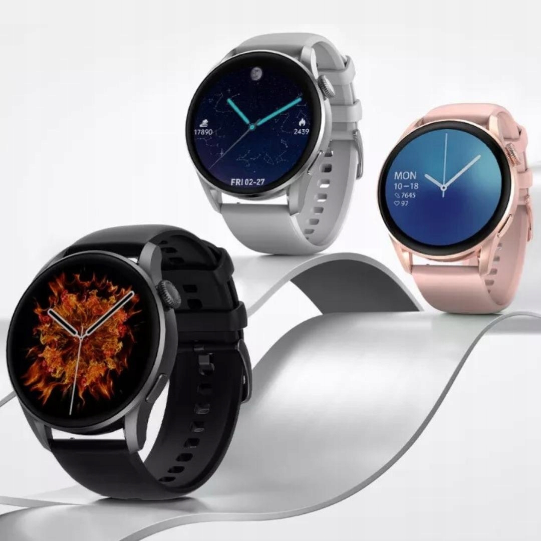 SMARTWATCH ZEGAREK ROZMOWY EKG 2 PASKI + GRATISY Kompatybilność systemowa Android iOS