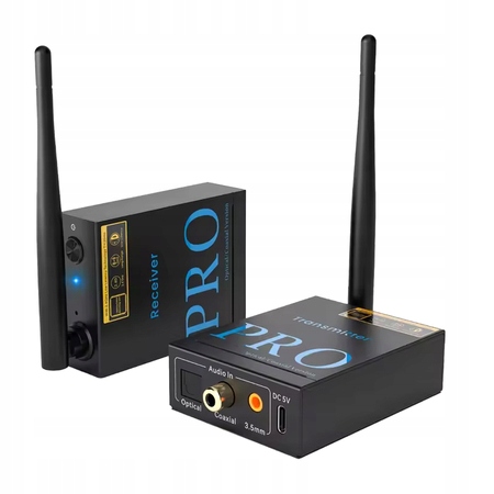 HiFi audio vysielač 2.4 GHz 2v1 1Mii RT5066Pro