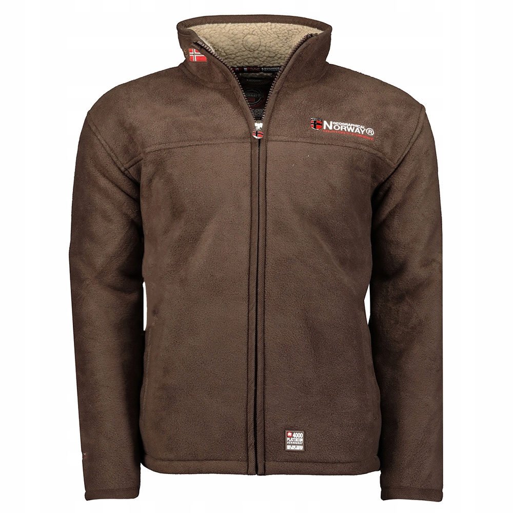 Geographical Norway mikina pánská Ubolt s kožíškem, velikost XXL