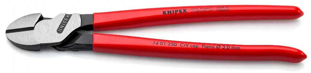 boční řezačka se zvýšeným převodem, 250 mm, Knipex [74 01 250]