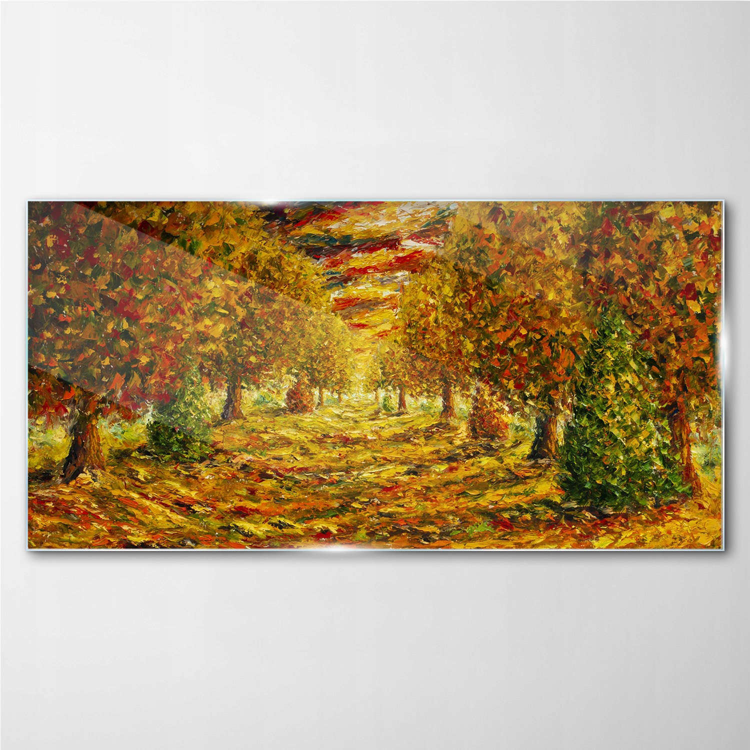 

Foto-obraz szklany Las jesień przyroda 100x50 cm