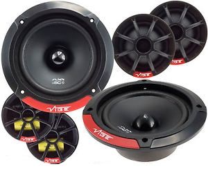 Głośniki Drudrożne Przód Tył Vibe SLICK5C-V7 Bmw Dacia Renault Mata