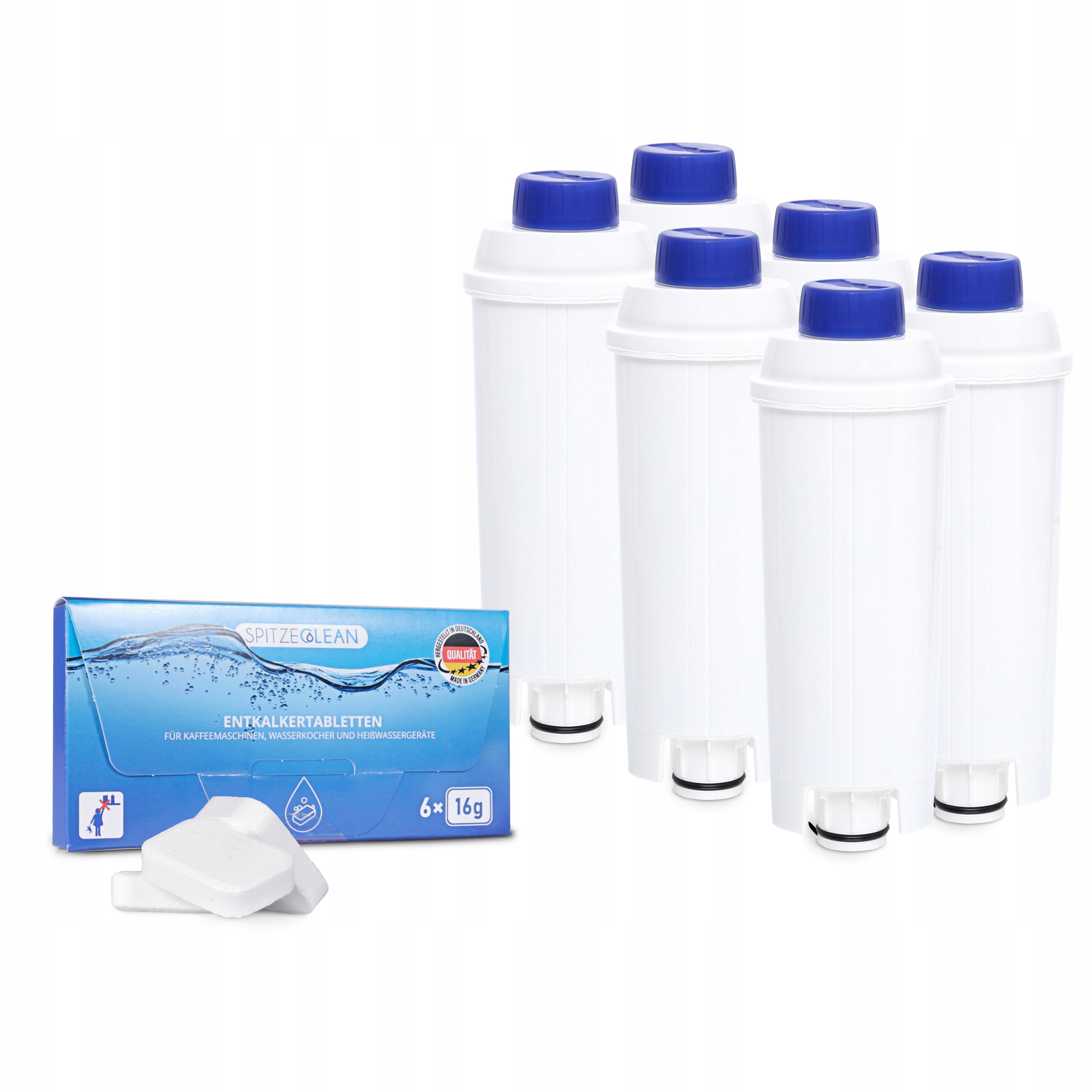 

6x Filtr Wody + Odkamieniacz do ekspresu Delonghi