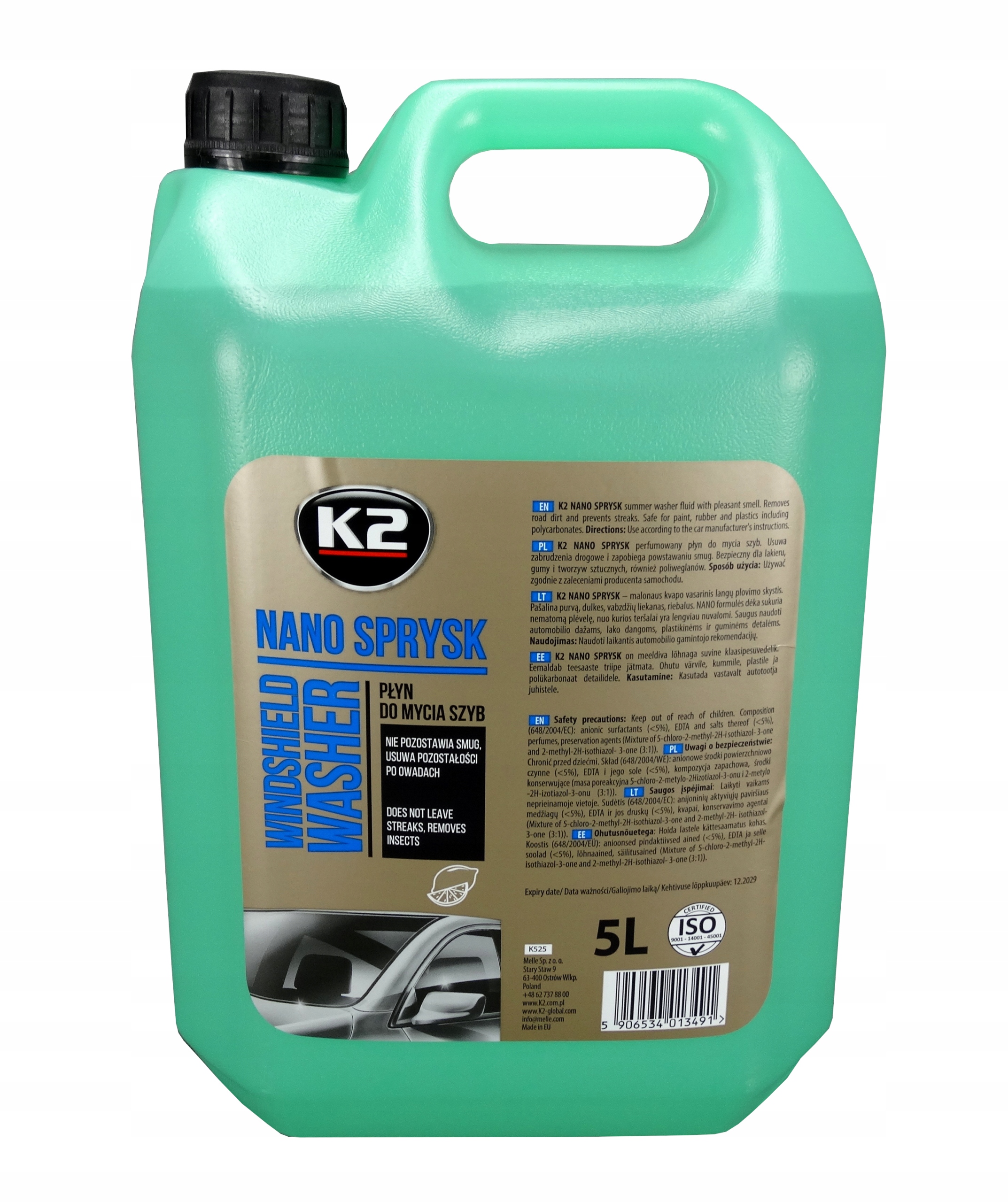 

Płyn Letni Do Spryskiwaczy K2 Nano Sprysk 5L