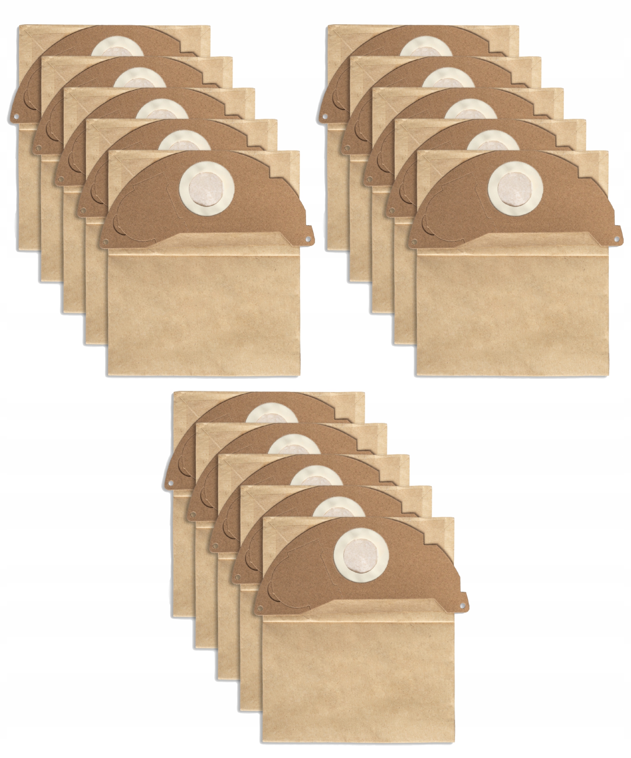 

15x Worki Papierowe Do Karcher MV 2 Wd 2