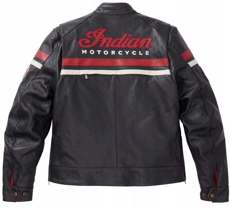 MĘSKA SKÓRZANA KURTKA MOTOCYKLOWA INDIAN XXL 2XL