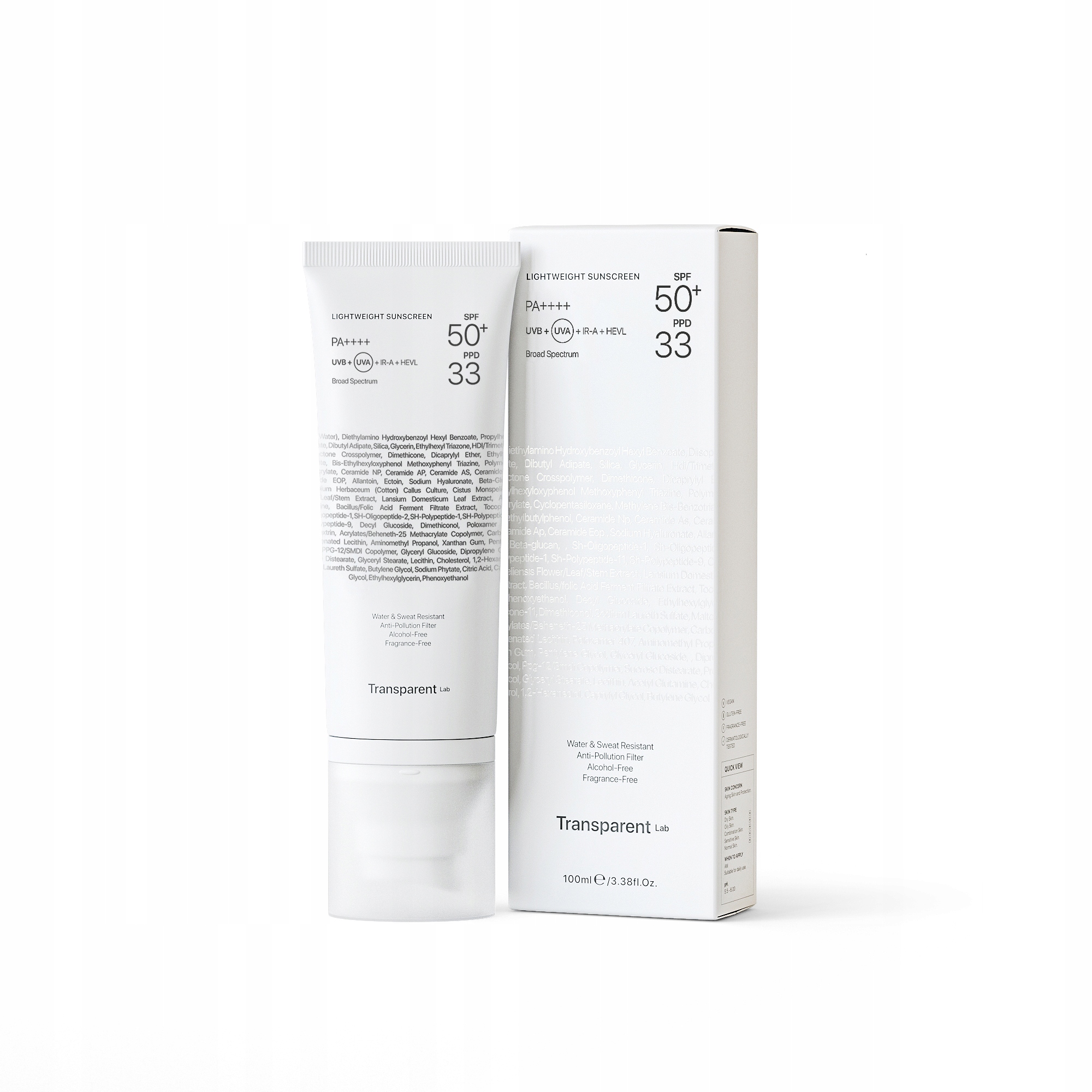 Transparent Lab Lightweight Sunscreen SPF50+ 100 ML