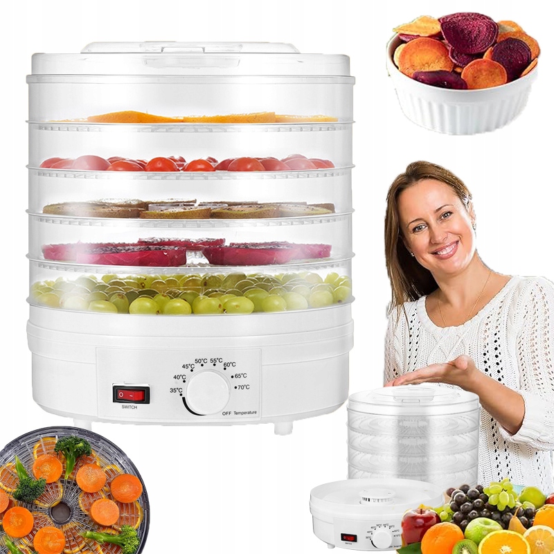 Vícevrstvá Sušička Potravin S Efektivní Distribucí Tepla