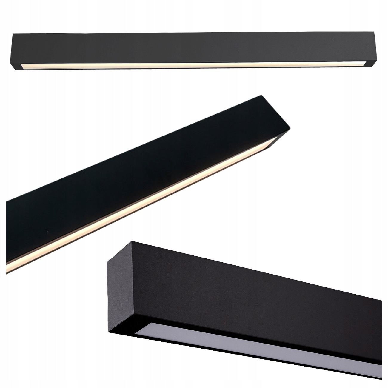 Nástěnná Lampa Ibros 93 CM IP44 Led Cct Light Prestige Elegantní, Moderní Černá