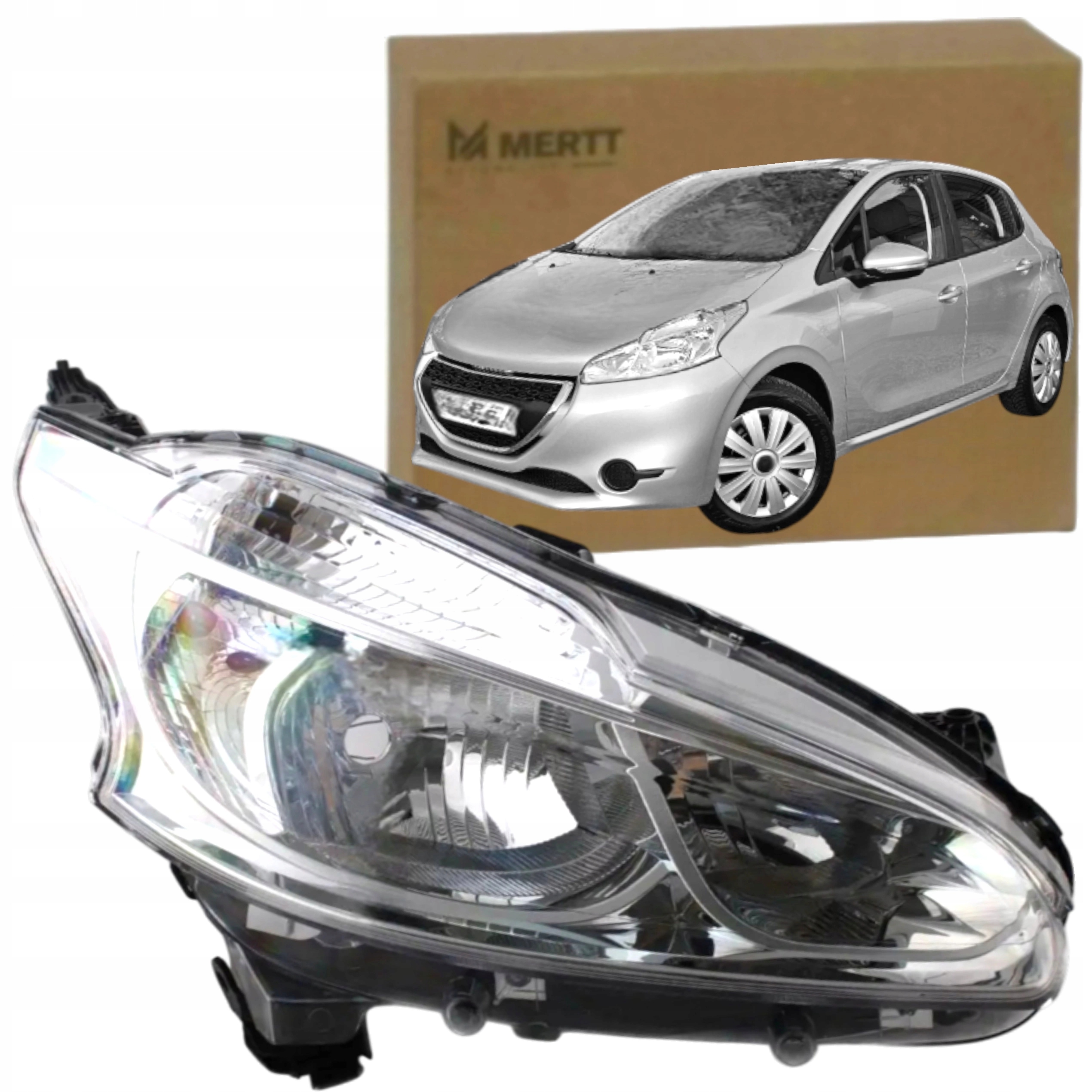 Světlomet Světlo Přední Pravý 9802221280 Peugeot 208 2012-2018