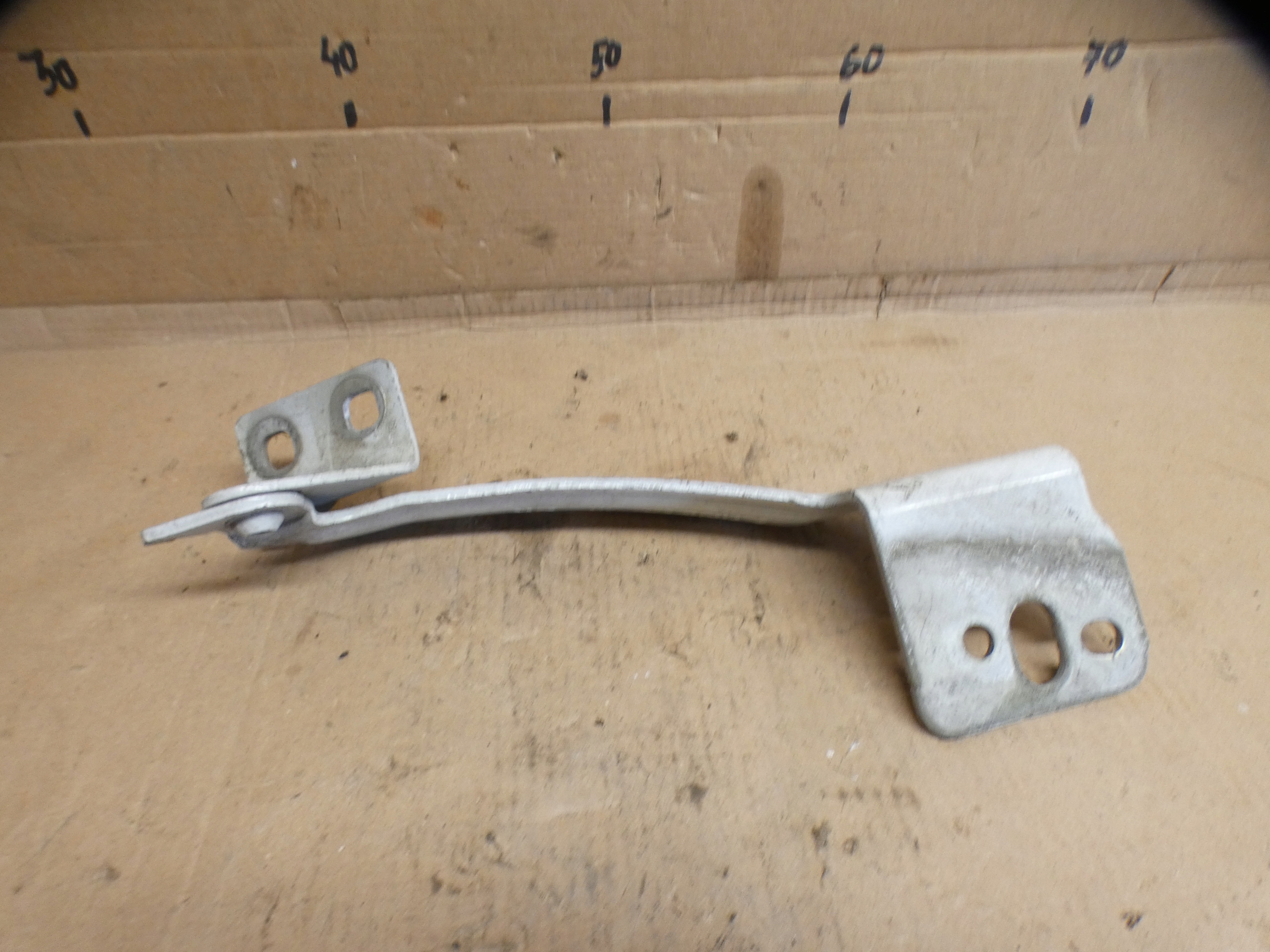 hinge bonnets front RENAULT KANGOO II Minivan KOMPLET SREBRNY