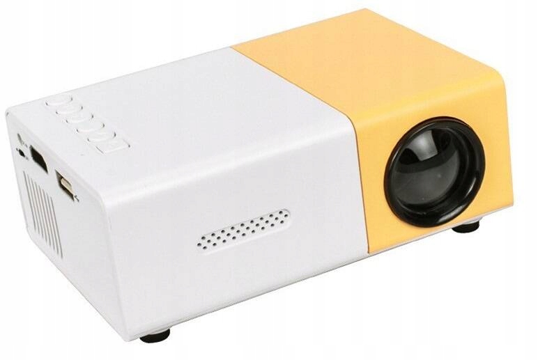 Projektor Mini Rzutnik Kino Domowe LED Full HD USB 1920x1080 na Pilota Technologia wyświetlania LED