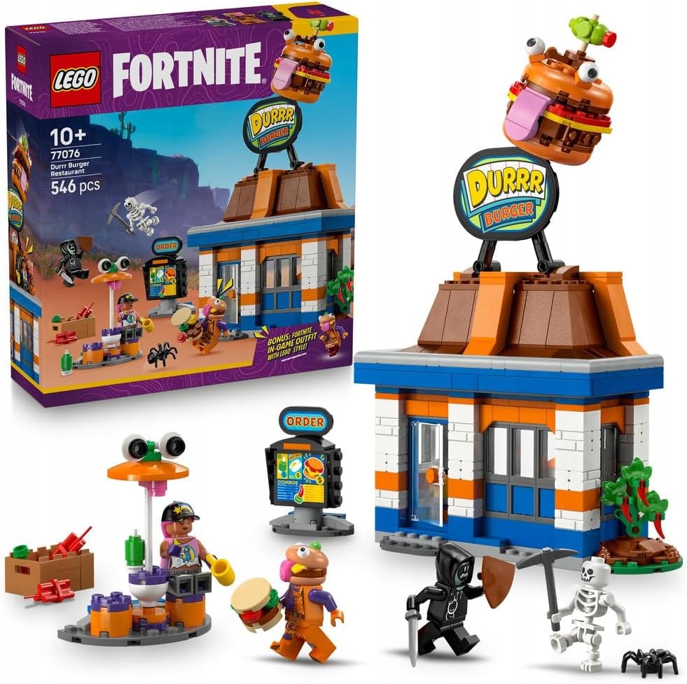 Lego Fortnite Restaurace Durrr Burgerownia 77076 stavebnice s minifigurkami