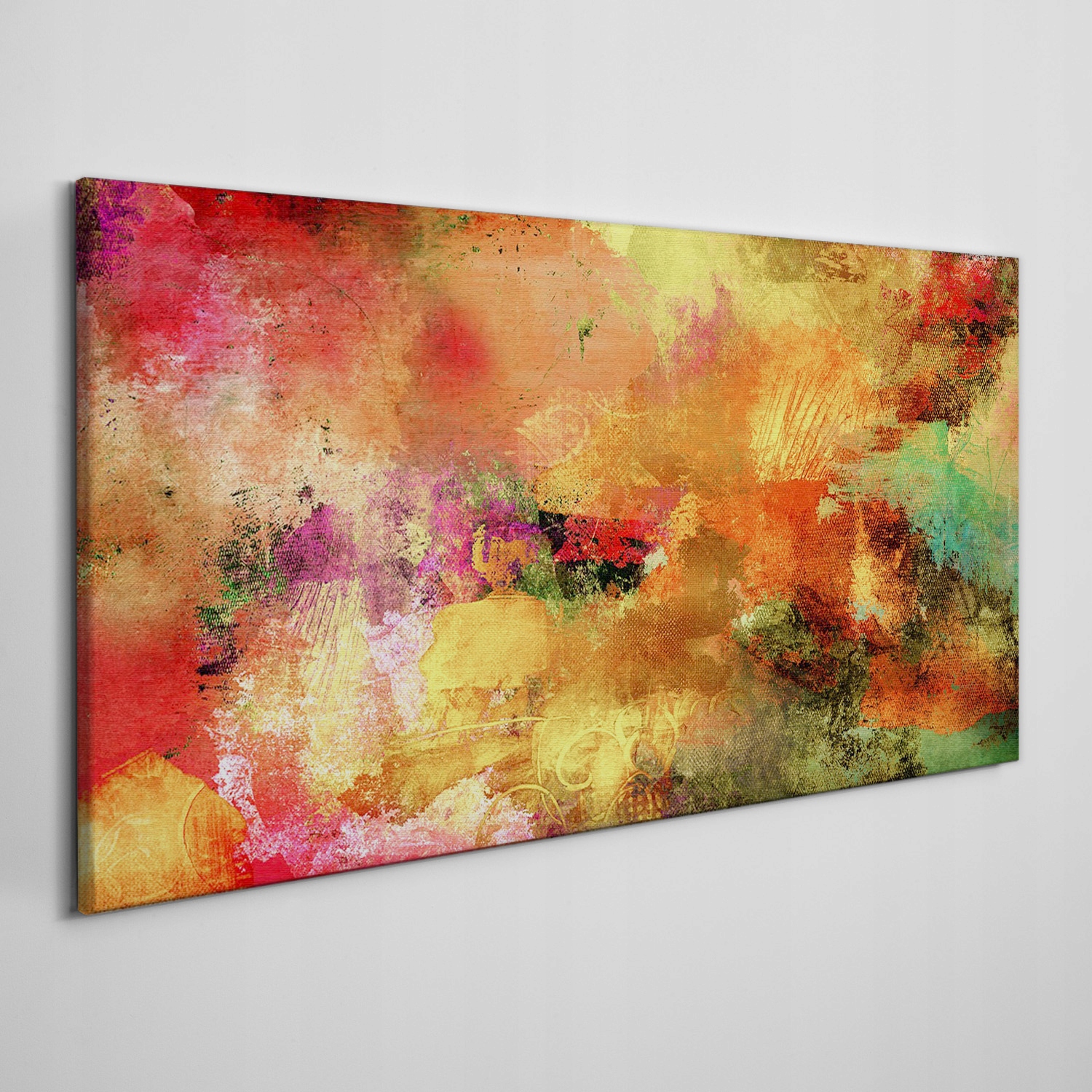 

Obraz na ramie płótno Abstrakcja bohomaz 140x70 cm