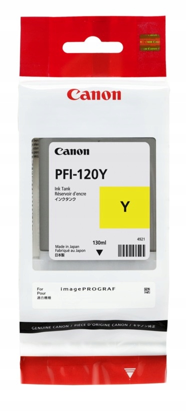 

Tusz org Canon PFI-120 Ye TM200 TM205 TM300 TM305
