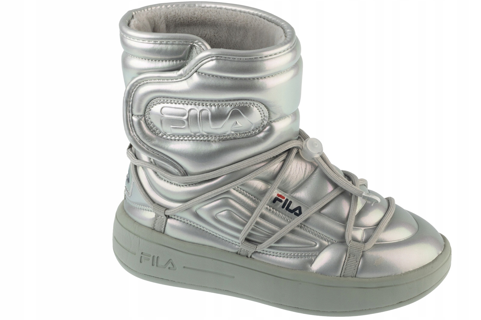 Fila Superbubble Boot [41] Dámské sněhule Polyuretan Stříbrná