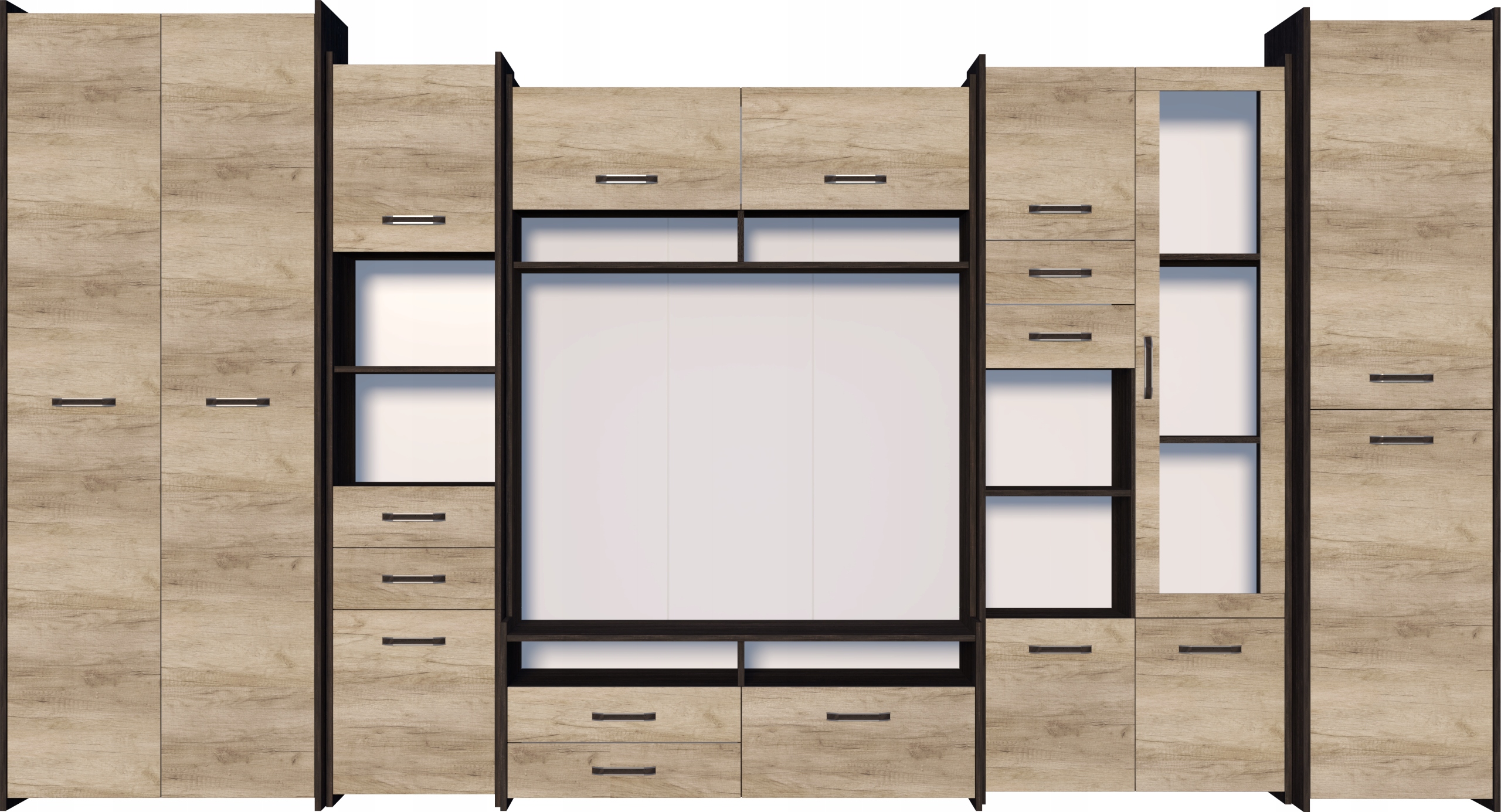 Meble do pokoju Meblościanka salon MOKKA Kolor frontów inny kolor